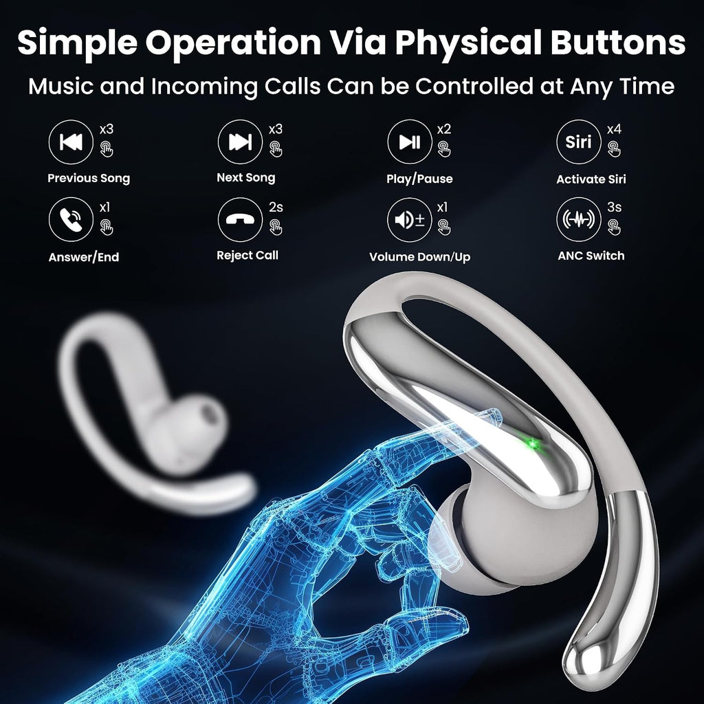AI Translation Earbuds with Charging Case