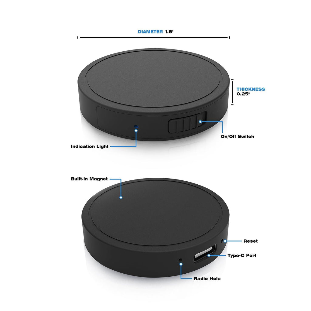 132G (9800 Hour) Voice Activated Recorder - Elasound Voice Recorder with AI-I...