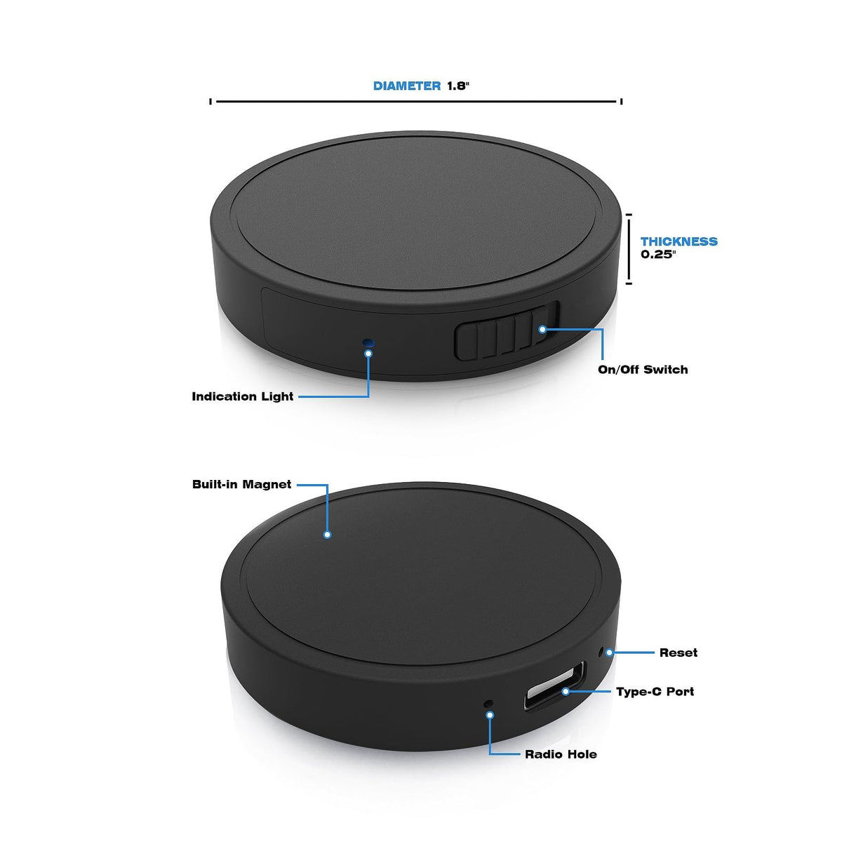 132G (9800 Hour) Voice Activated Recorder - Elasound Voice Recorder with AI-I...