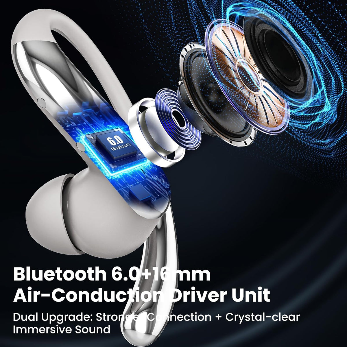 AI Translation Earbuds with Charging Case