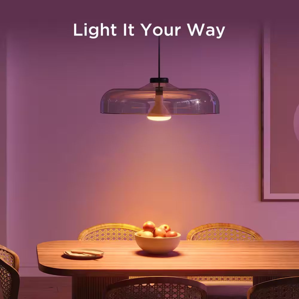 BR30 Bulb Shape BR30 Smart LED Bulb 1000LM 11.5-Watt EQ Multicolor E26 Dimmable 2-Pack
