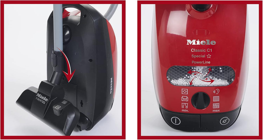 Miele Toy Vacuum Cleaner, Yellow Realistic Vacuuming Replica