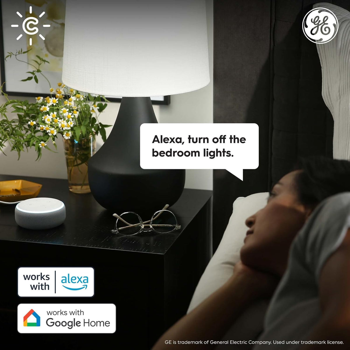 GE Dynamic Effects Smart LED Light Strip with Music Sync, Color Changing Outdoor Light Strip, Compatible with Alexa and Google Home, 32Ft Waterproof Light + Power Supply