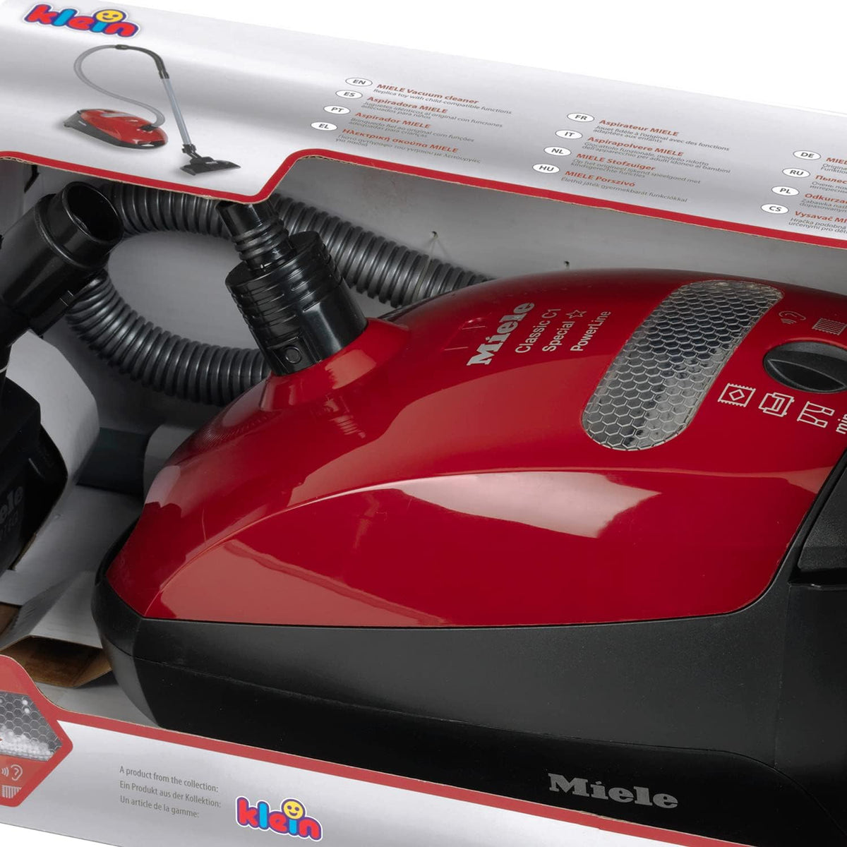 Miele Toy Vacuum Cleaner, Yellow Realistic Vacuuming Replica